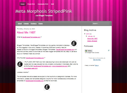 Meta Morphosis StripedPink