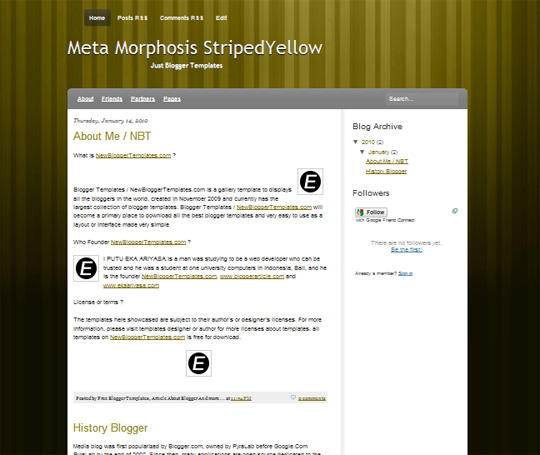 Meta Morphosis Yellow