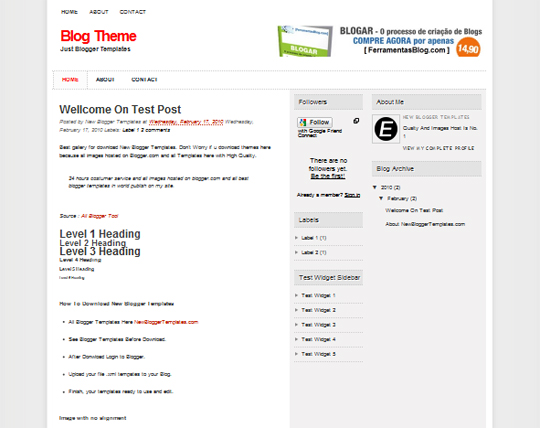 Blog Theme