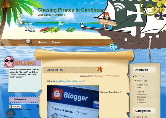 Chasing Pirates In Caribbean