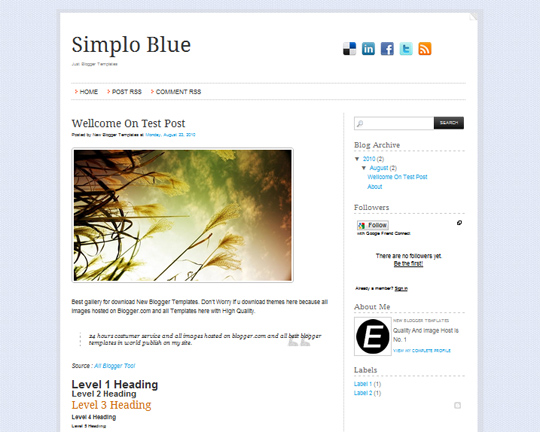 Simplo Blue