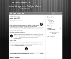 Meta Morphosis StripedGrey