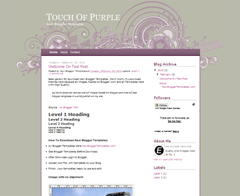 Touch Of Purple