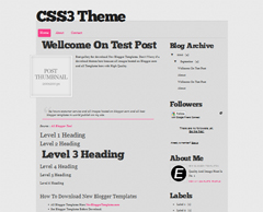 CSS3 Theme